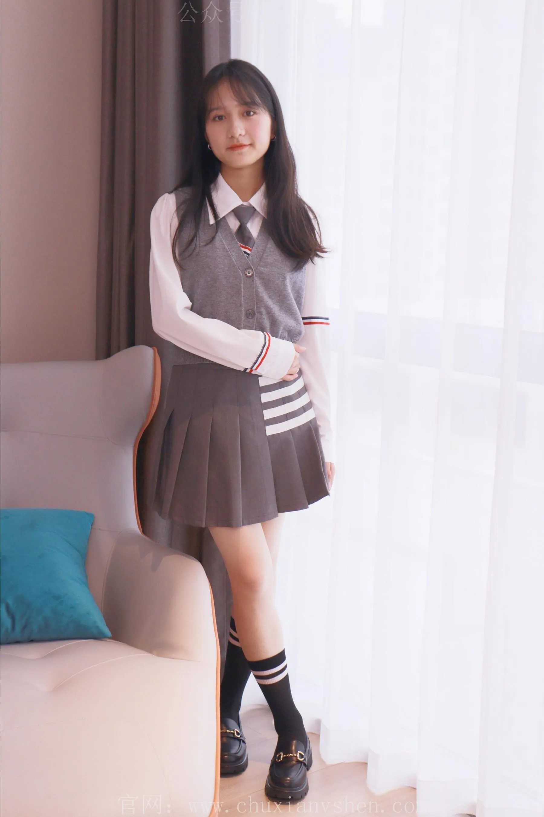 初夏女神 NO.014 沙沙王心凌同款JK搭配JK小黑皮鞋 [136P]插图2